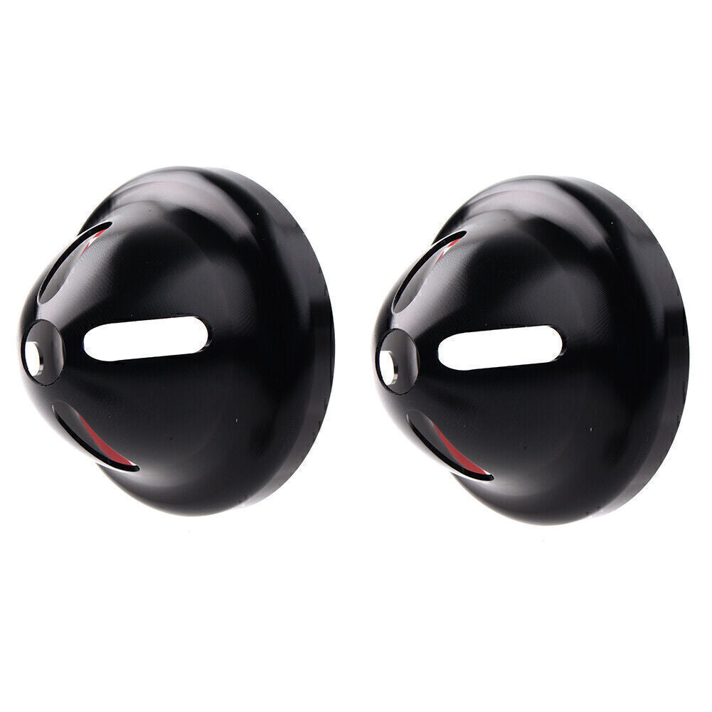 For T100 Scrambler 900 Turn Signal Light Cover Guard Protector Black UK