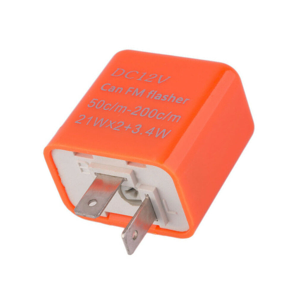 12V 42W 2-Pin Motorcycle Flasher Relay for Suzuki for Yamaha Completely Waterproof