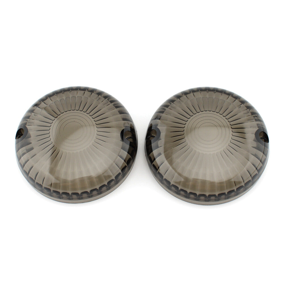 Pair Turn Signal Light Lamp Lens Cover Fit for Yamaha V Star 650 1100 Vmax Smoke