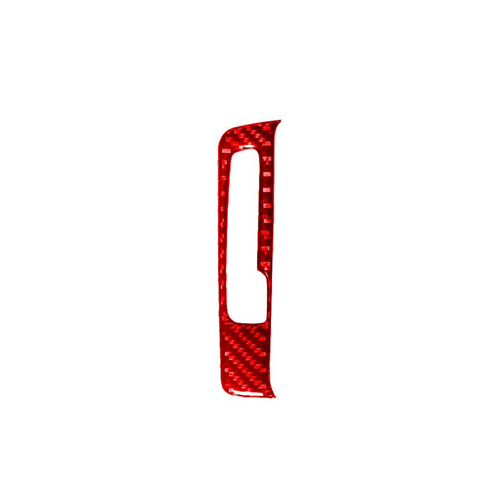 Red Carbon Fiber Gear Indicator Trim for Audi Q5 2009-2017
