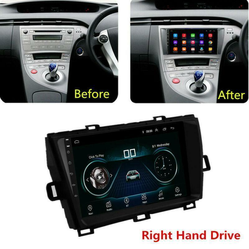 9 Inch Android 10.1 Car Stereo Radio Wifi 2+32GB for Toyota Prius 2009-2013 RHD