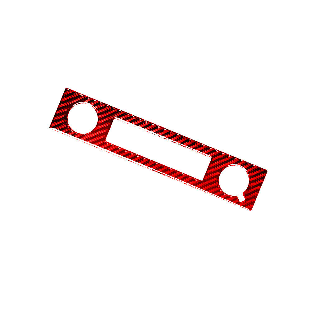 Red Carbon Fiber Socket and Cigarette Lighter for Jeep for Wrangler 2007-10 Type B