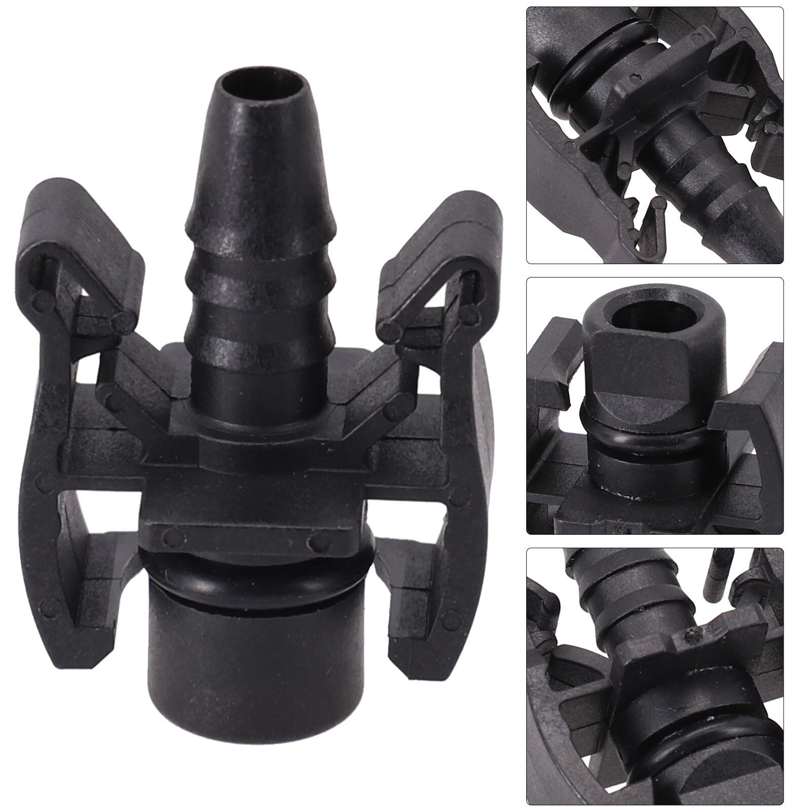 Automotive expansion radiator hose direct connection connector accessories