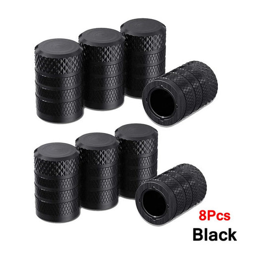 4-piece car tire valve cover rod air dust cover dustproof black rocket for Alfa Romeo