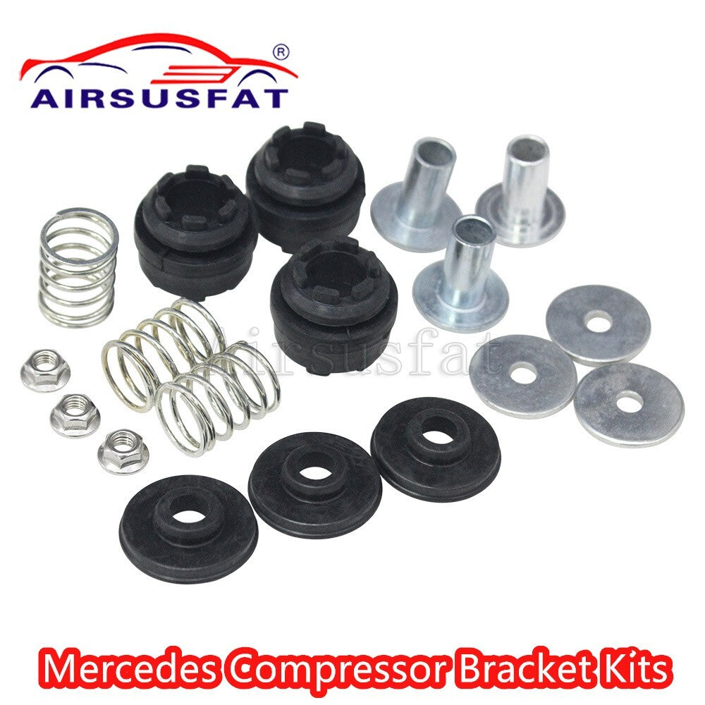 Air suspension compressor bracket kit for Mercedes W166 W221 W211 W220 W164