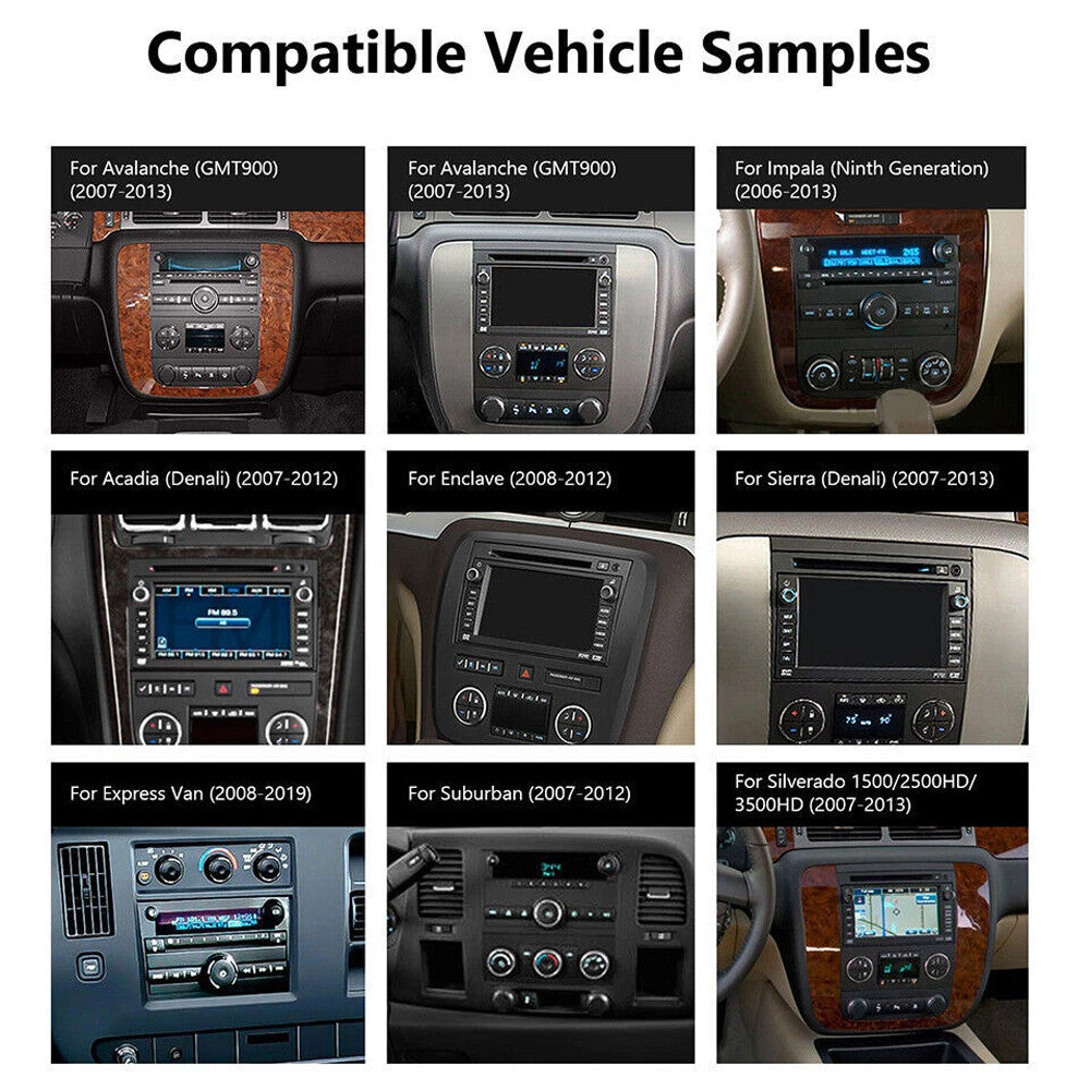 for GMC Acadia 2007-2016 Stereo Android Auto Carplay Car Radio GPS Navi Screen