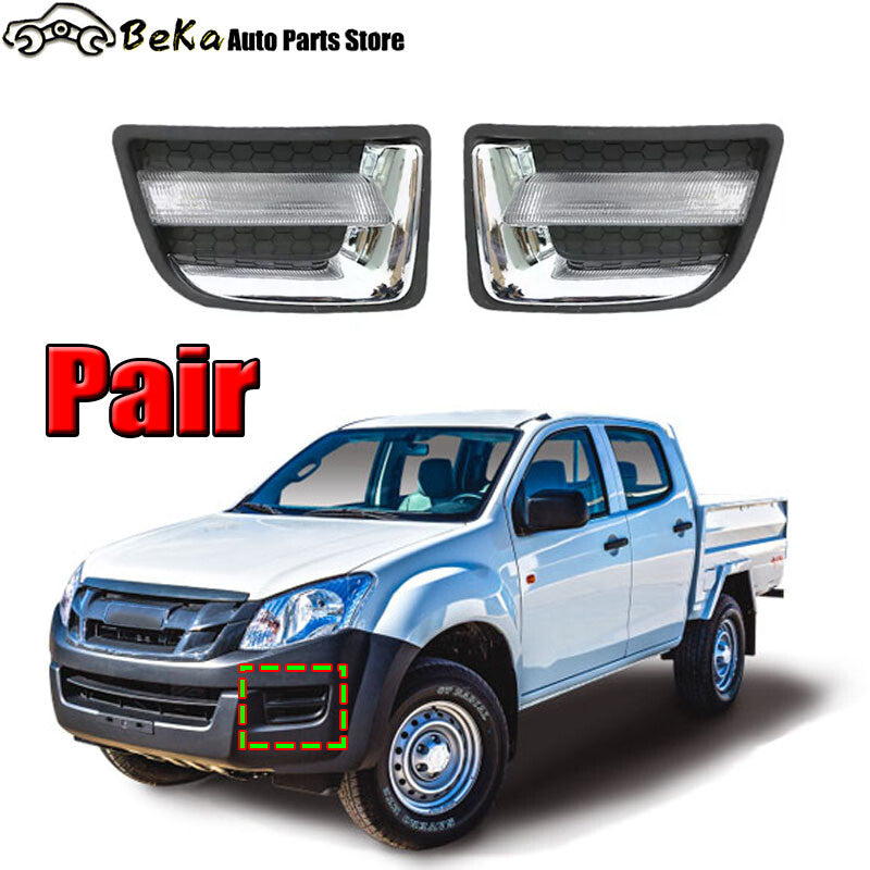 2-pack for ISUZU D-MAX 2014-2017 LHRH LED DRL daytime running lights and fog lights.