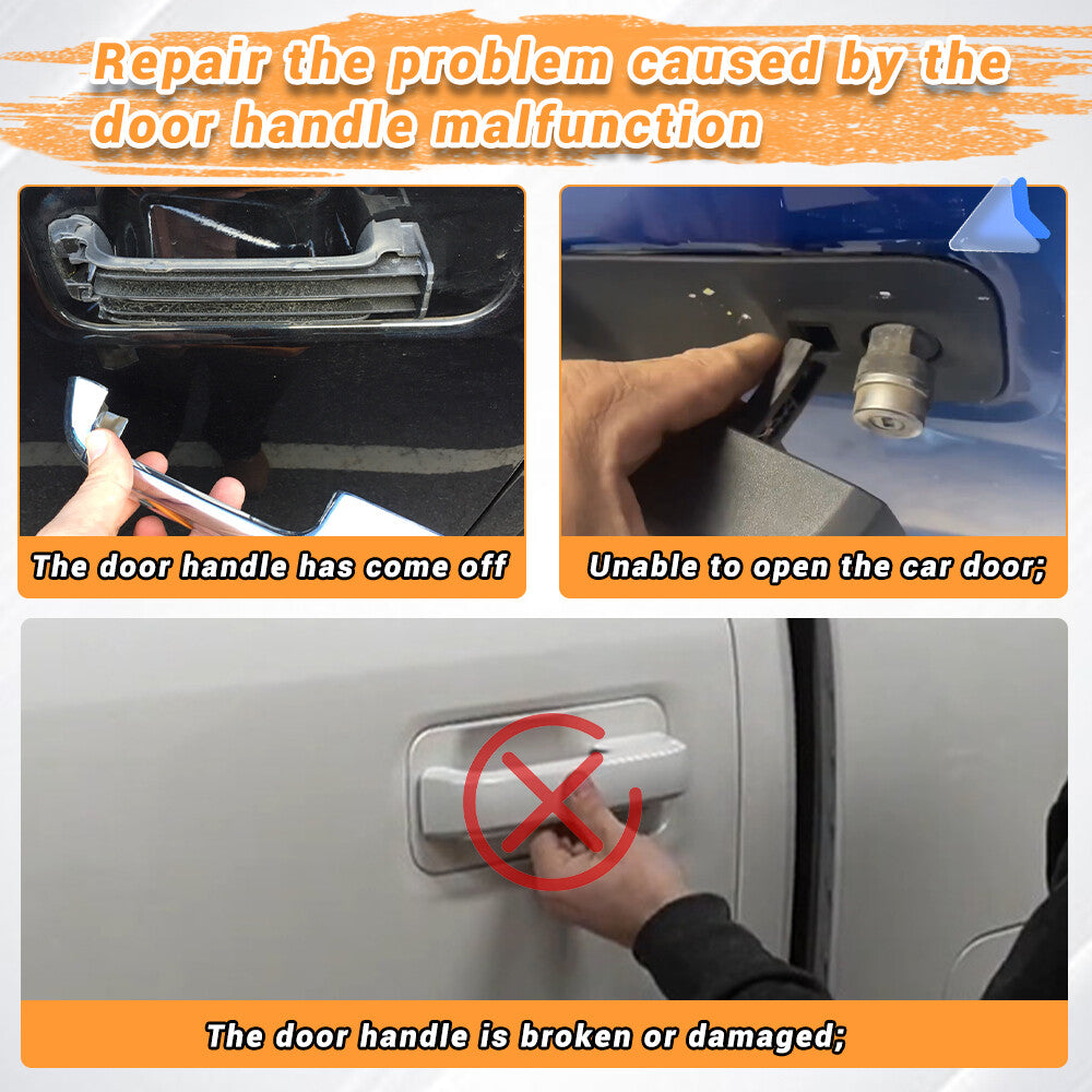 Set of 4 Exterior Door Handle for Ford F-150 Lariat Crew Cab Pickup 15-20