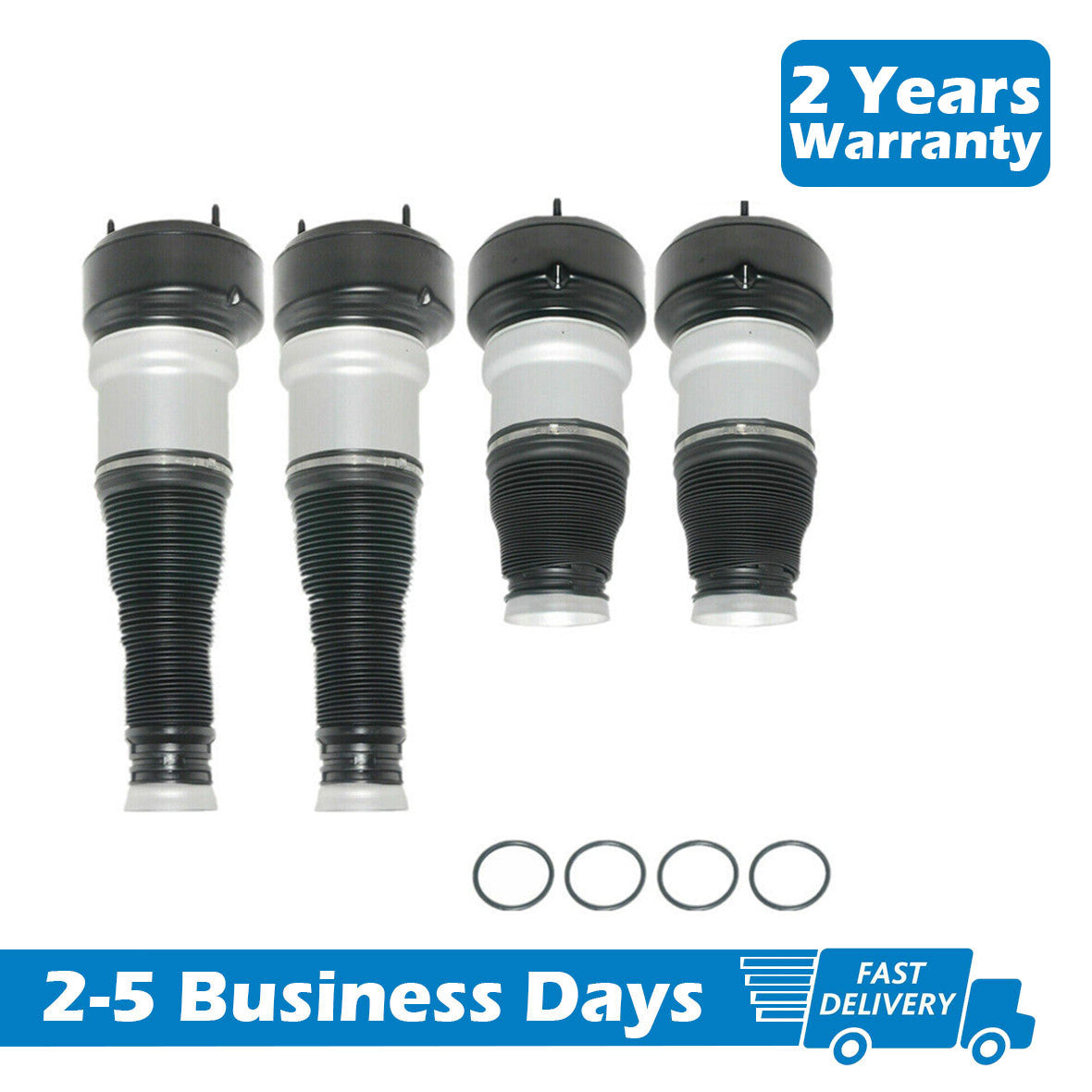 4-pack front and rear air suspension bags suitable for Mercedes W221, C216, S550, S65, AM