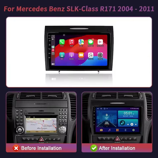 9 Car Android Radio GPS Navi for Mercedes-Benz SLK-Class SLK R171 04-11 Carplay