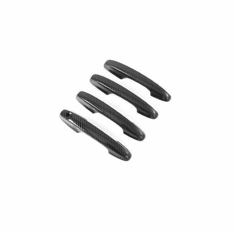 Carbon Fiber Outside Door Handle Cover Trims Fit for Ford Escape Kuga 2020-2022