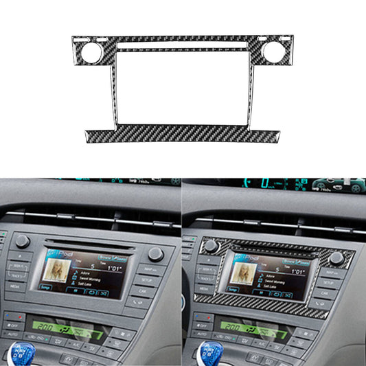 for Toyota Prius 2012-2015 Carbon Fiber Navigation Display Cover Trim Type A