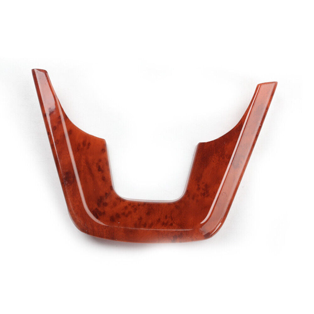 Inner Steering Wheel U Type Cover Trim Fit for Hyundai IX25 2015-2019 Brown Wood