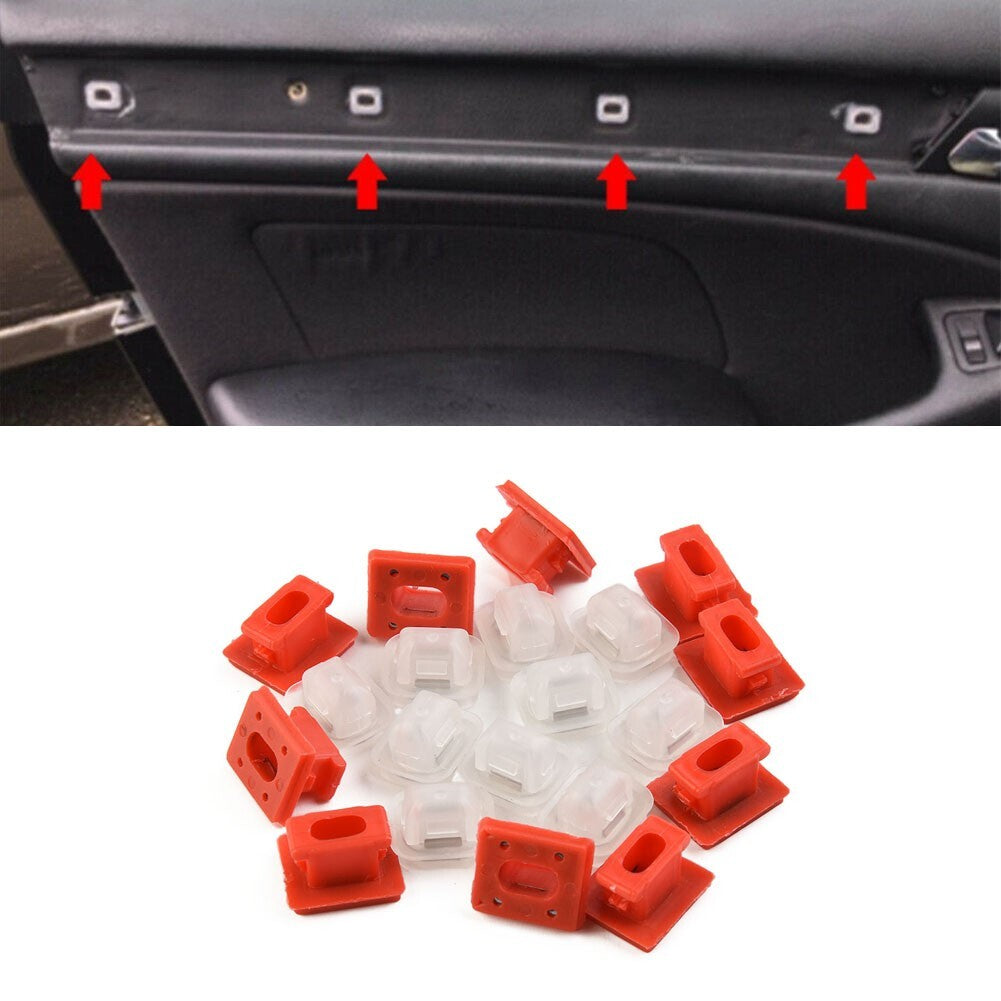 Car Door Interior Dash Trim Moulding Clips For 3 Series E46/90/91 Kit X20