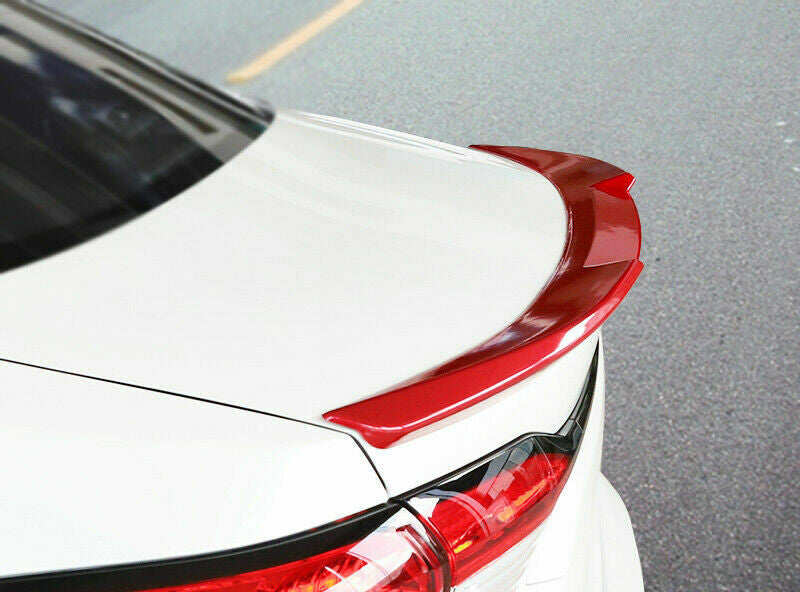 for Toyota for Corolla Sedan 2019-23 Gloss Red ABS Rear Trunk Spoiler Lip Tail Wing