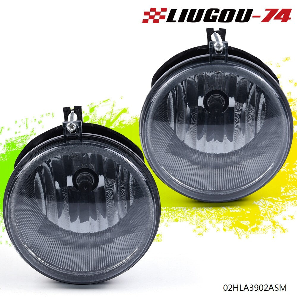 Smoked lens fog lights suitable for 2005-2010 for Jeep Grand Cherokee Commander Durango