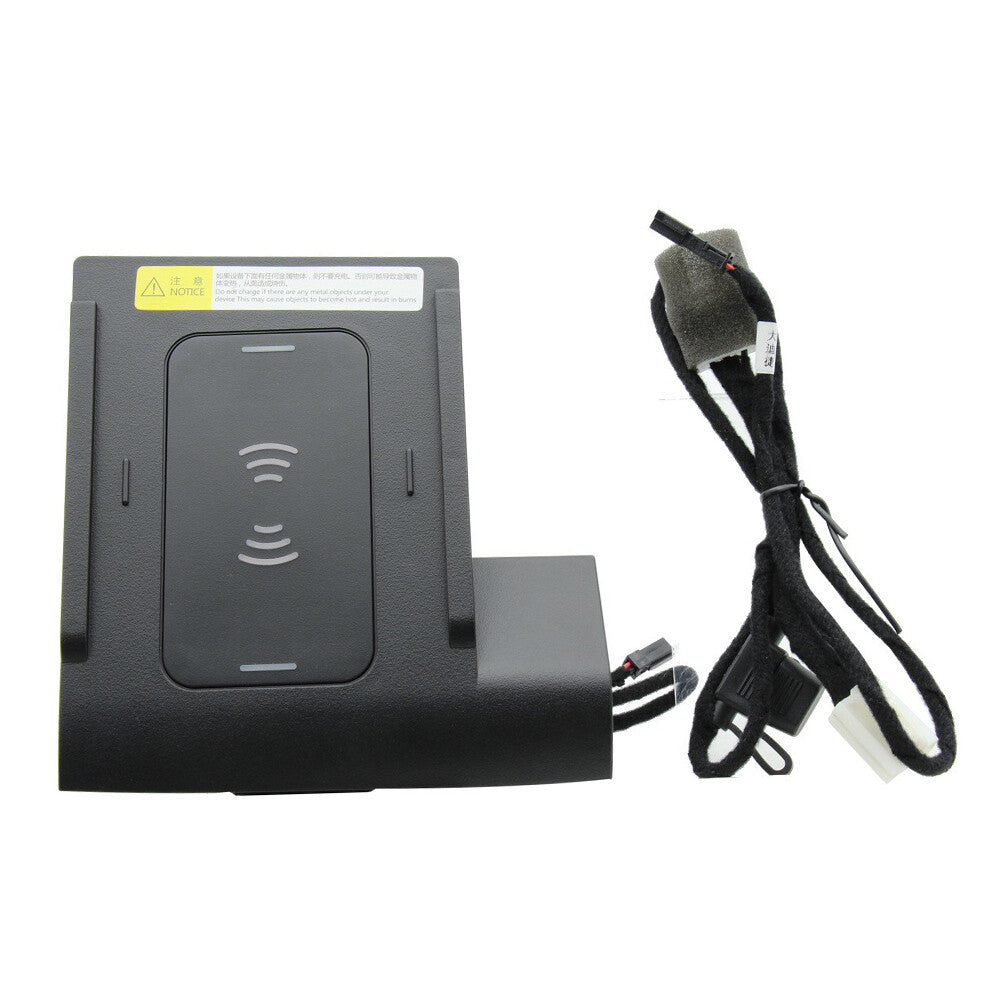 Wireless Car Charger Phone Fast Charging Pad for Volkswagen for Golf MK7 2014-19