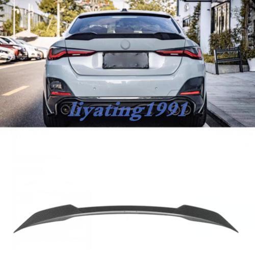 for BMW I4 M50 2022-2024, carbon fiber MP style trunk boiler lip