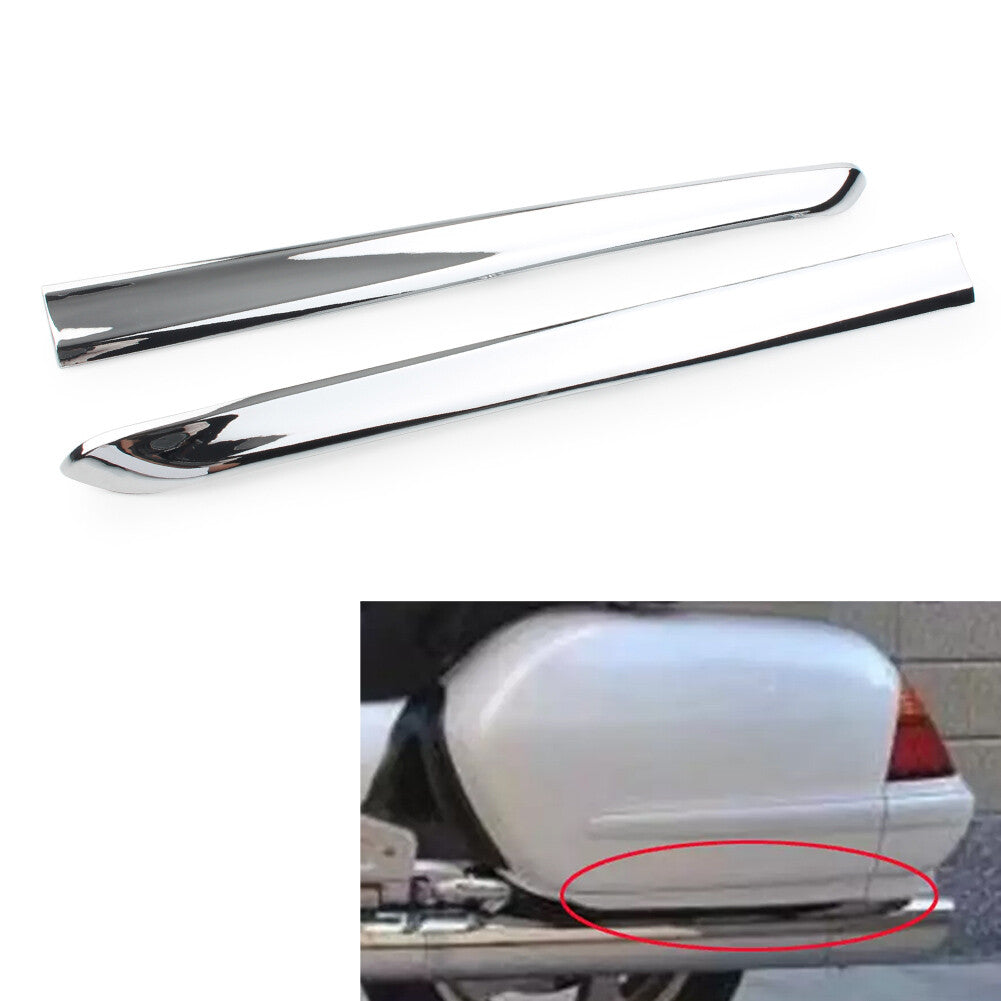 for Honda Goldwing GL1800 2001-2011 02 03 Chrome Left Right Saddlebag Mouldings