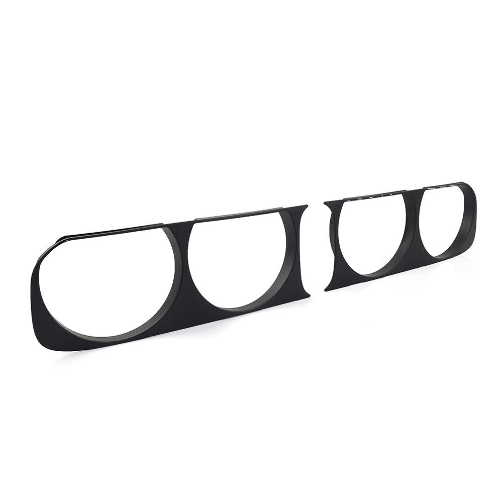 Headlight Headlamp Bezel Frame Trim Matte Black for Dodge for Challenger 2008-2014