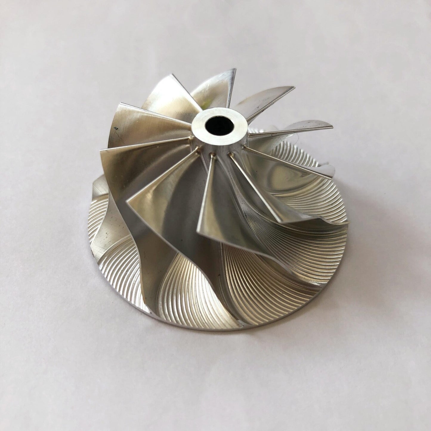 RHF3 37.50/48.00 mm 10+0 blade high-blade turbine blank compressor wheel