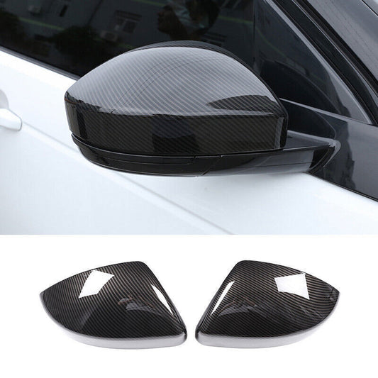 for Range Rover Evoque 2012-25 2P Carbon Fiber Rear View Side Mirror Cover Trim