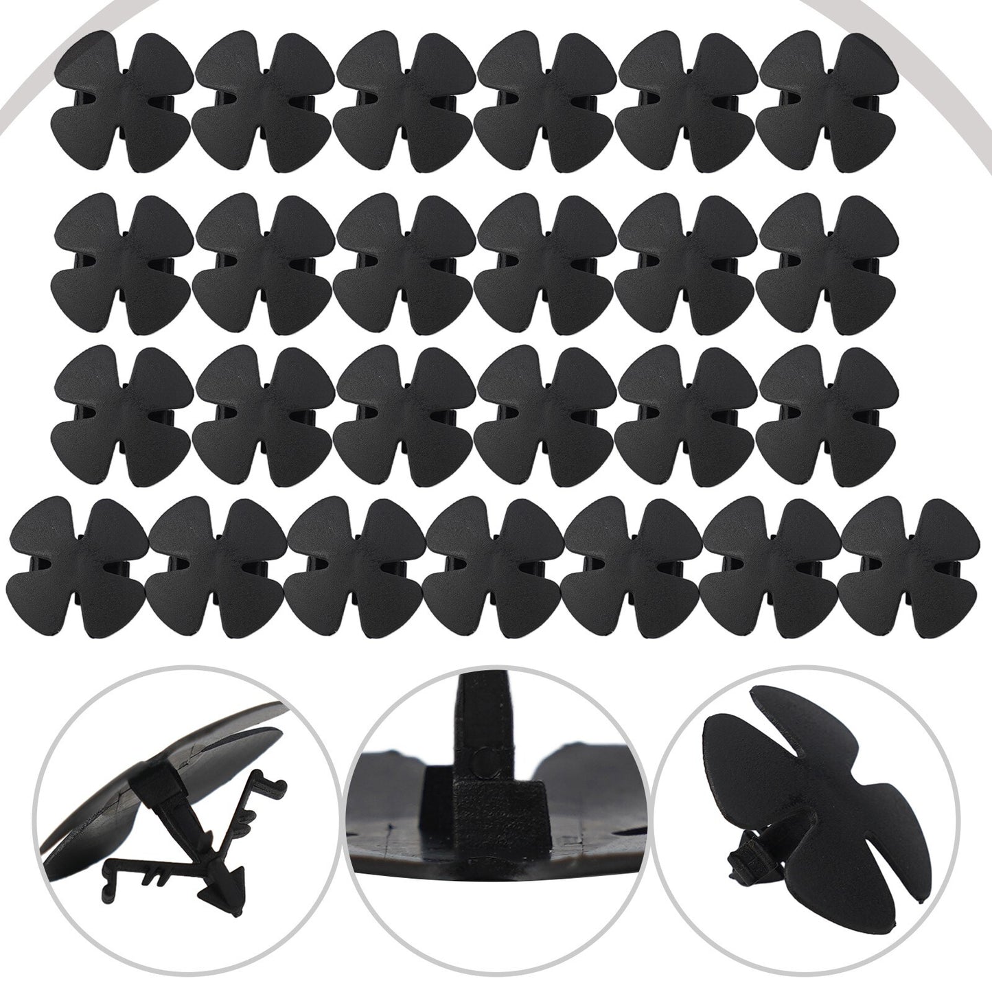 Insulation Clips Retainers Replacement Rivets 25Pcs 91501-SWA-003 Fasteners