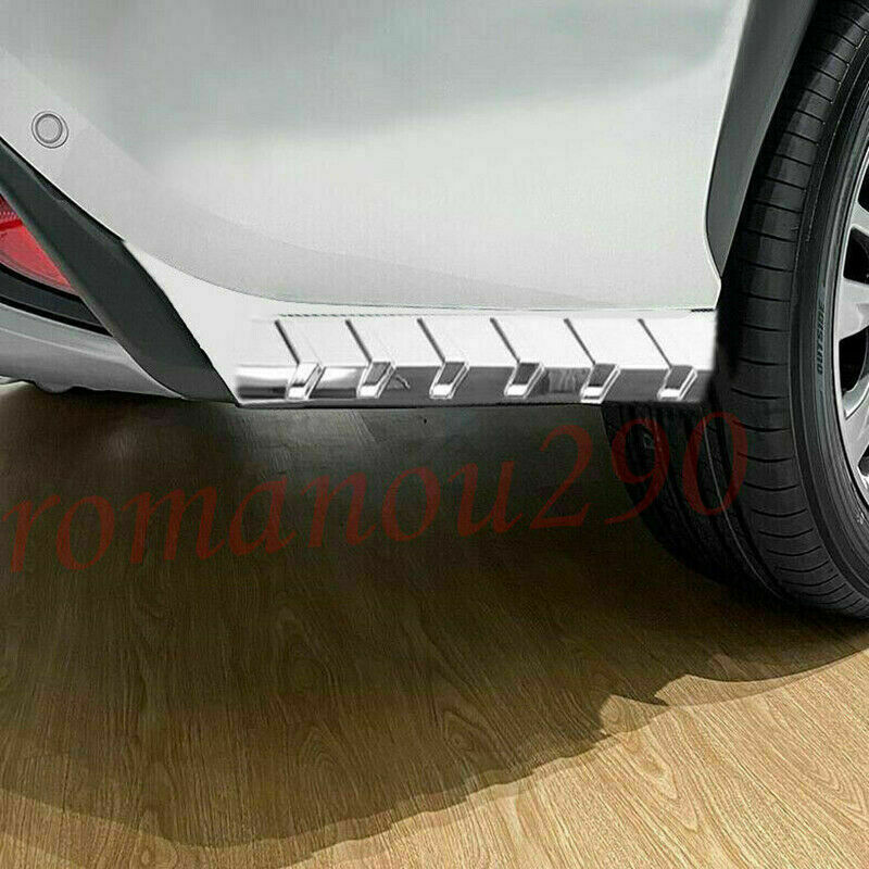 For 2020-2023 for Toyota Highlander/Kluger Chrome Rear Bumper Side Corner Trim Cover