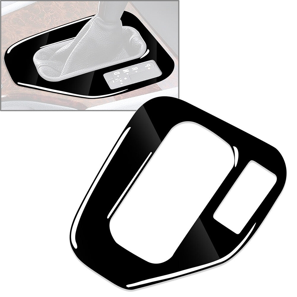for BMW 5 Series E39 1998-2005 RHD Interior Console Gear Shift Cover Gloss Black