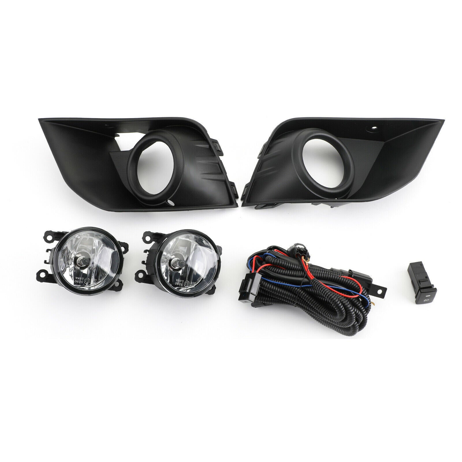 Front Bumper Fog Lamp With Wiring Switch Kit for Mitsubishi Outlander 2016-2020