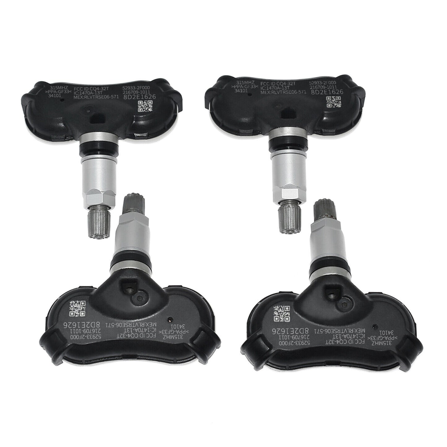 4x Tire Pressure Sensor 315 MHz ?for Hyundai Kona for Genesis Sonata for Kia Rio Spectra