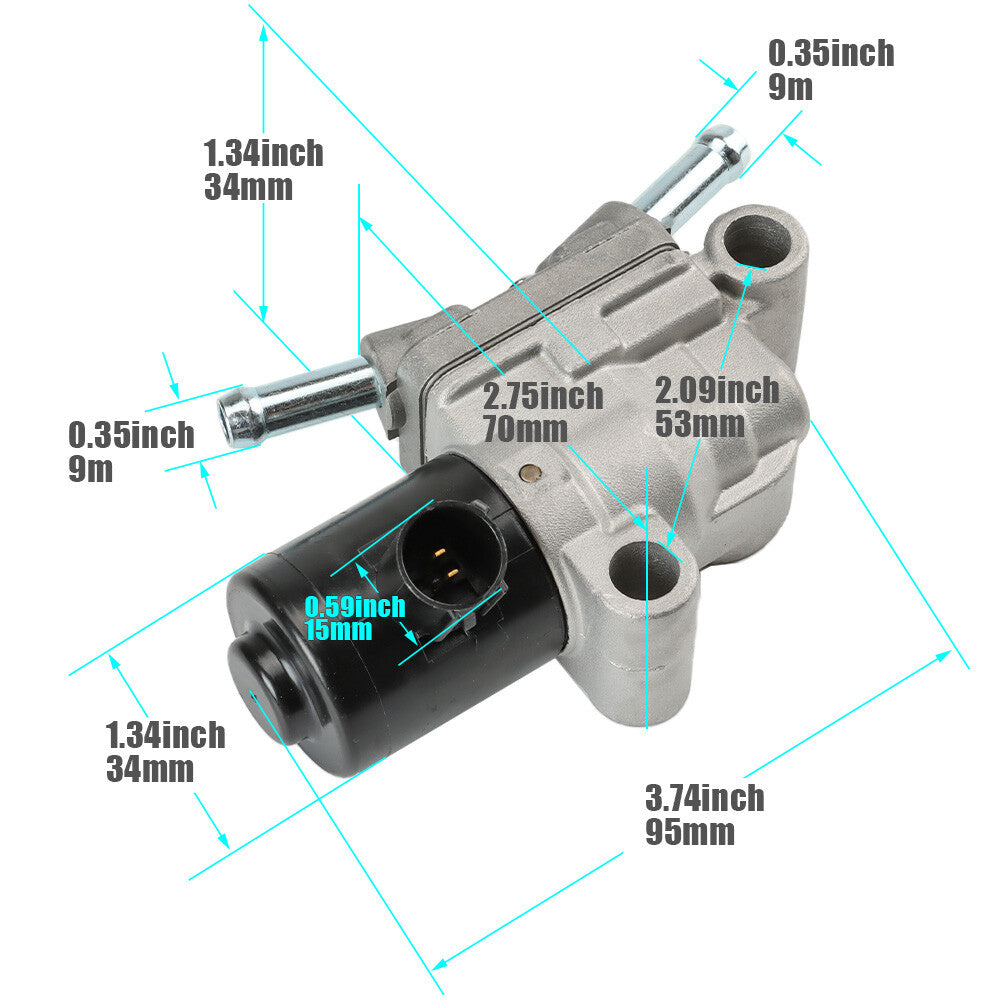 Idle Air Control Valve IACV for Honda 90-93 Accord 92-96 Prelude 36450-PT3-A01