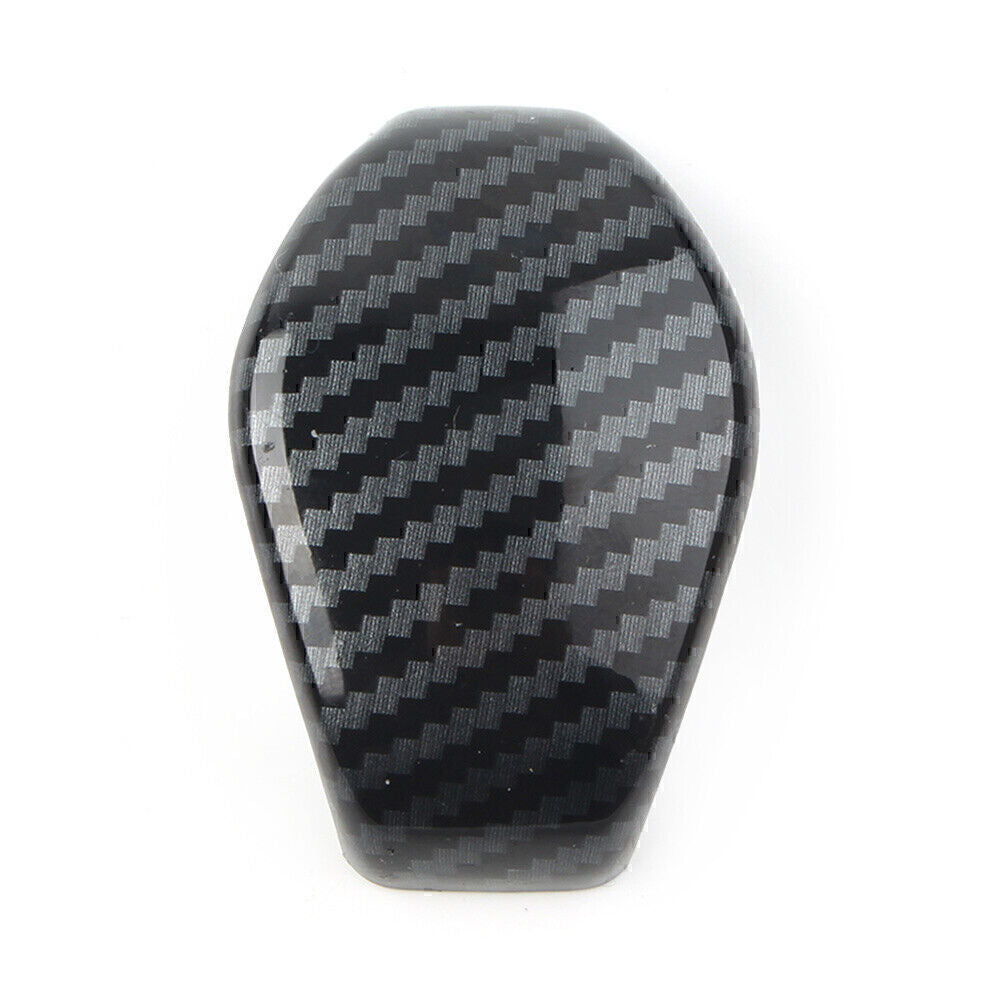 for Honda for Civic 2016-2020 2017 Carbon Fiber Console Gear Shift Knob Cover Trim
