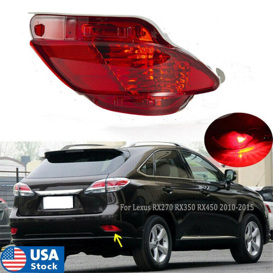 Right Side Marker Rear Bumper Light Fog Lamp for Lexus RX270 RX350 RX450H 10-15