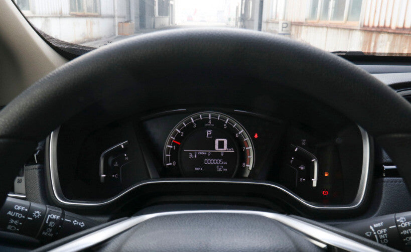 Dashboard Panel Frame Cover Trim for Honda CRV CR-V 2017-2022 Real Carbon Fiber