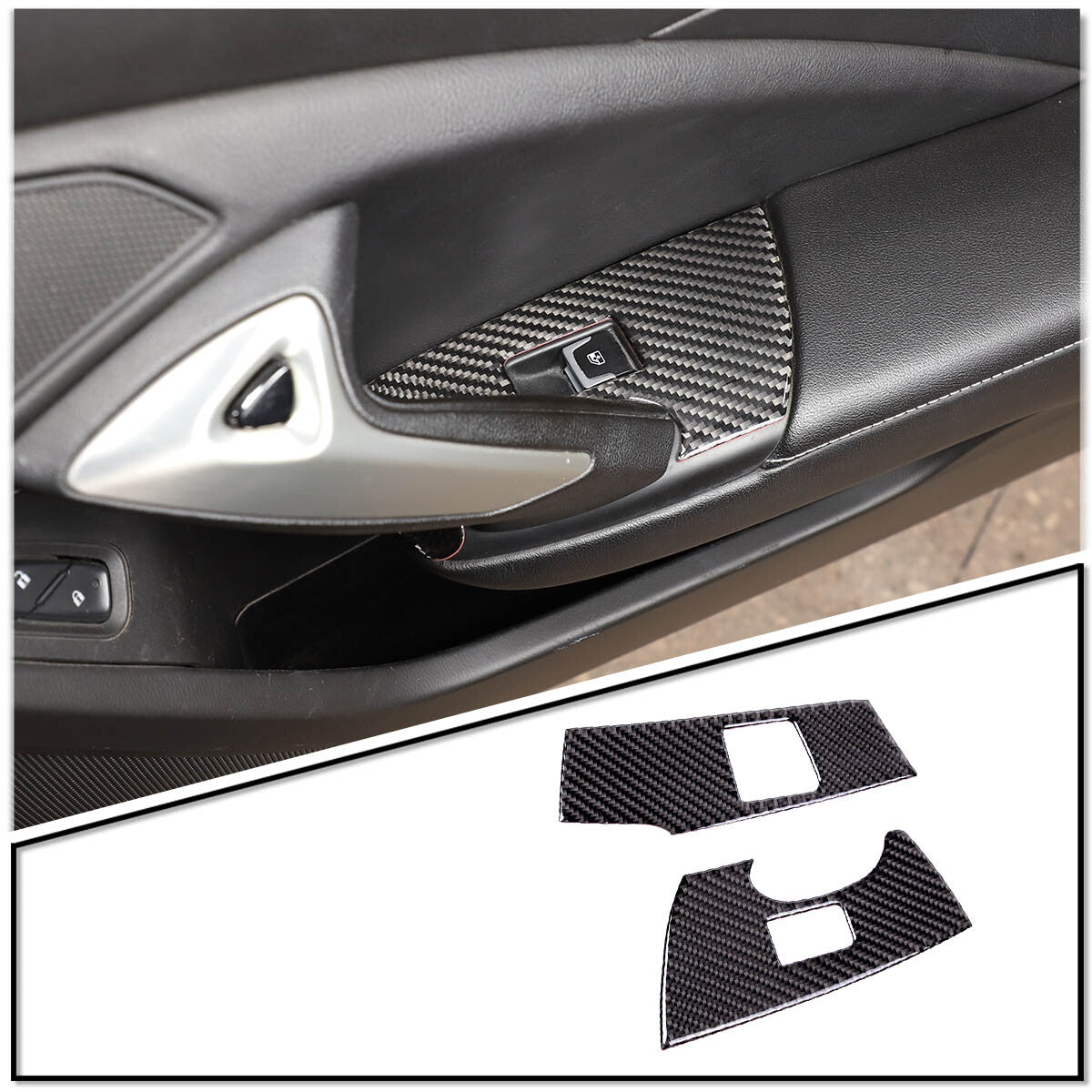 Matte black gear-patterned scratch-resistant panel cover for Sequoia 2022-2023.