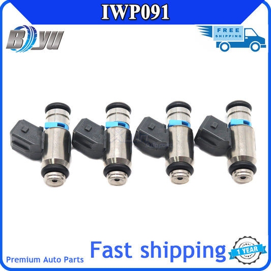 IWP091 4-piece fuel injector nozzle set for Volkswagen seats, for Skoda Polo, Lupo Gti, Fabia, and for Golf 1.6L.