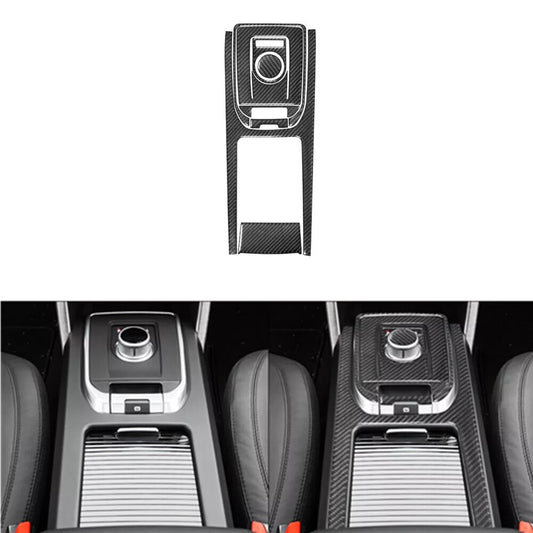 Carbon Fiber Center Console Gear Shift Trim for Land Rover Discovery Sport 15-19