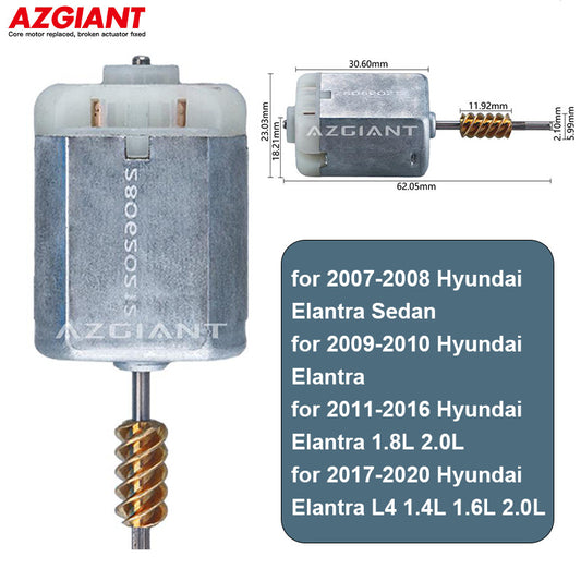 The rear door lock motor is suitable for Hyundai for Elantra sedans; 1.8L and 2.0L models; L4 models, 1.4L, 1.6L, and 2.0L models.