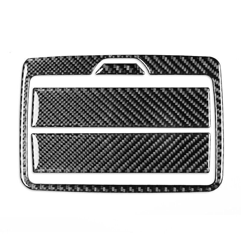 Real Carbon Fiber Car Rear Water Cup Cover Trim for BMW X3 X4 F25 F26 2011-2017