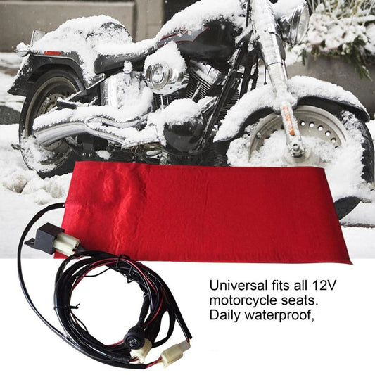 12V Universal Motorcycle for Seat Waterproof Carbon Fiber for Seat Heating Pad Heater
