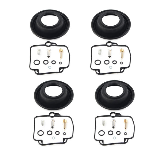 4X Carburetor Repair Kit Plunger Diaphragm Vacuum Fit for Suzuki Katana 600 GSX600 F
