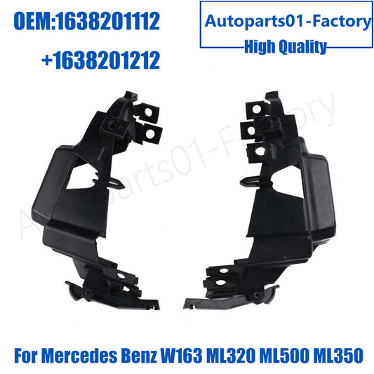 1Pair Front Fog Light Trim Bracket for Mercedes-Benz W163 ML320 ML500 ML350