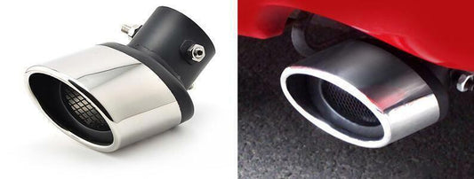 For 2017-2020 for Mitsubishi Mirage G4 Steel Rear Exhaust Muffler Tip End Pipe Silve