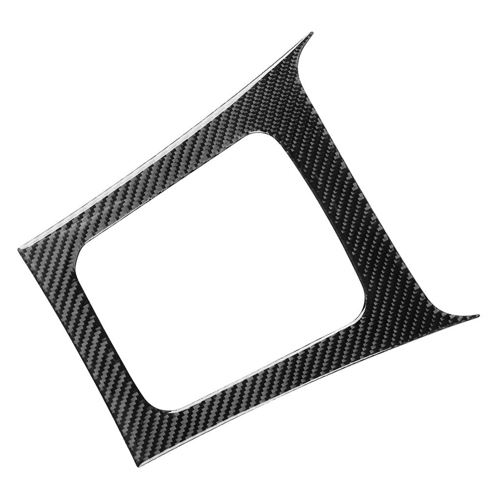 Carbon Fiber Gear Shift Panel Frame Cover Trim Fit for Subaru Forester 2008-2013