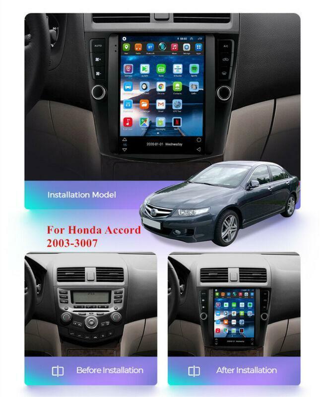 For 2003-2007 for Honda Accord 9.7 Android 10.1 Car Radio GPS Navi BT DAB Wifi A/C