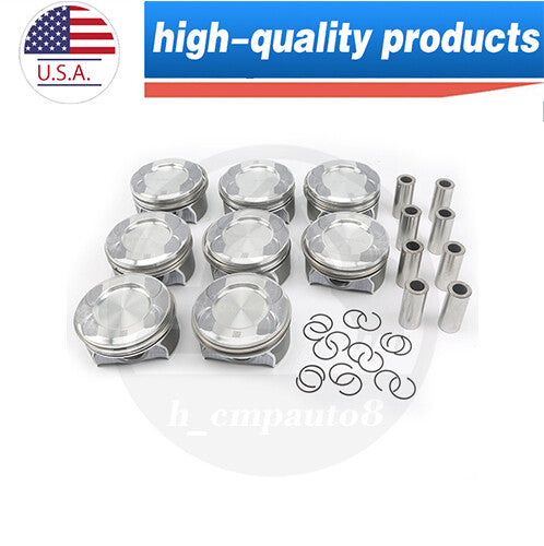 Engine Pistons Set 8x for Mercedes-Benz W222 ¦µ92.9mm ¦µ24mm W166 4.7L 4.6L