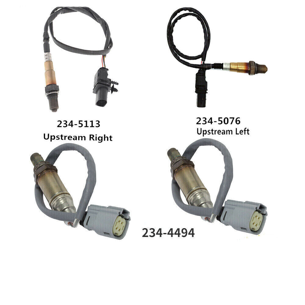 4PCS Oxygen O2 Sensor Upstram+Down For 2011 2012 2013 2014 for Ford F-150 5.0L 6.2L