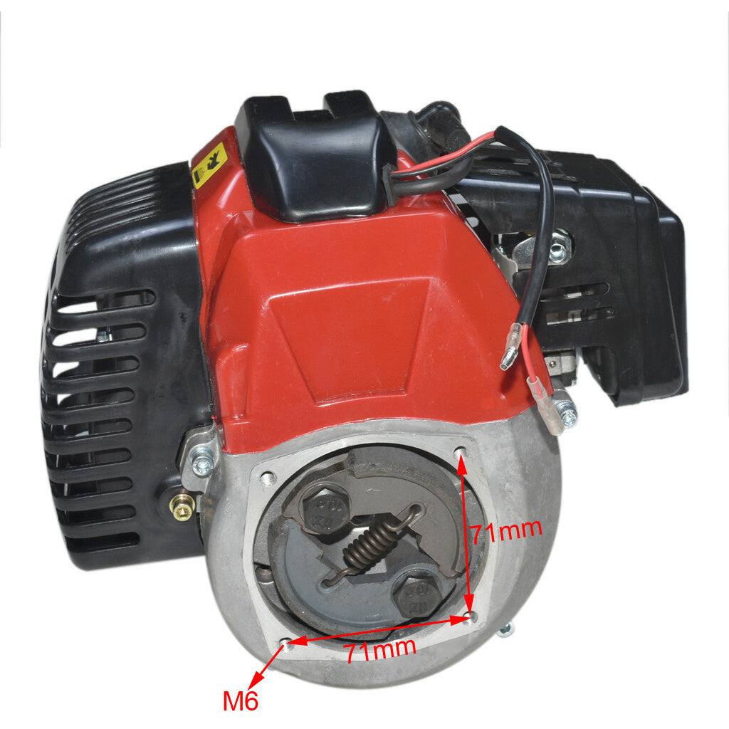 49cc 50cc 2 Stroke Pull Start Engine Motor Kit Scooter for Mini Pocket Bike ATV Cart