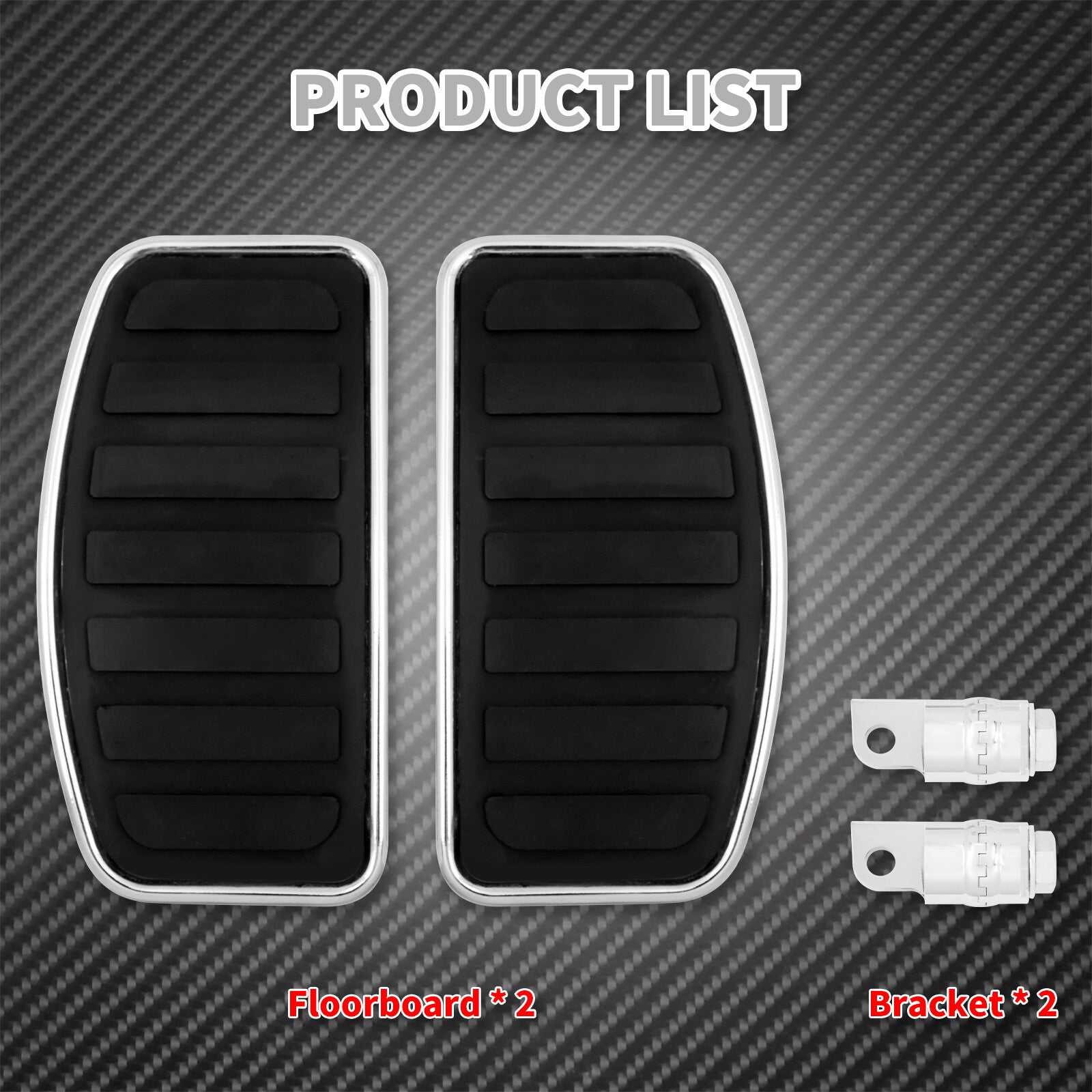 Passenger Floorboard Footboard Male Foot Peg Fit for Harley Sportster Touring